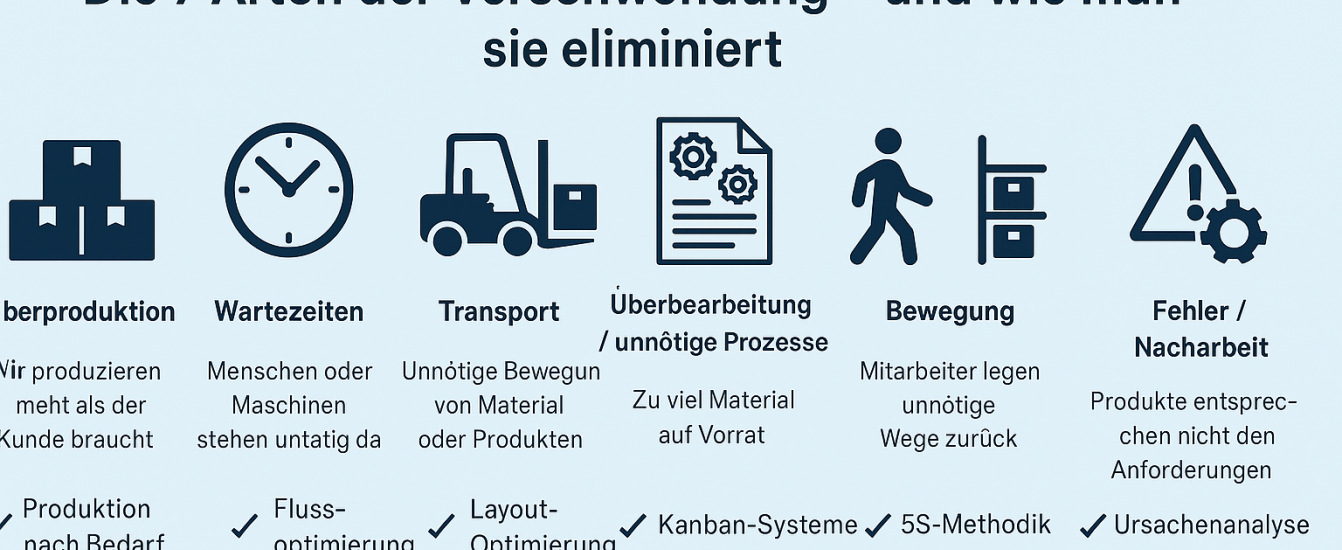 Verschwendungsarten Manufacturing